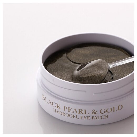 Petitfee Гидрогелевые патчи для глаз Black Pearl & Gold Hydrogel Eye Patch, 60 шт. - фотография № 3