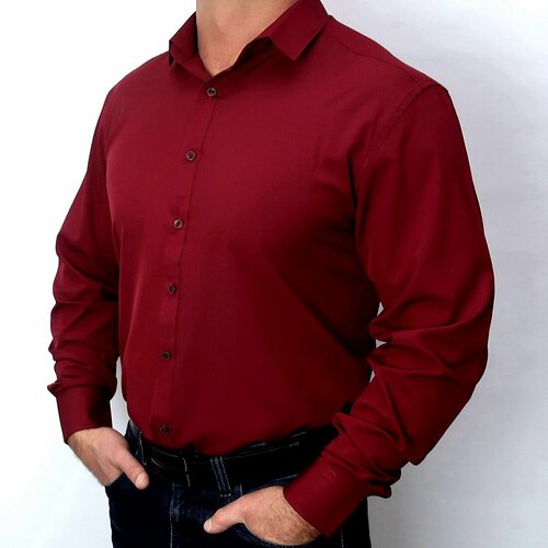Рубашка Westhero, размер S, бордовый