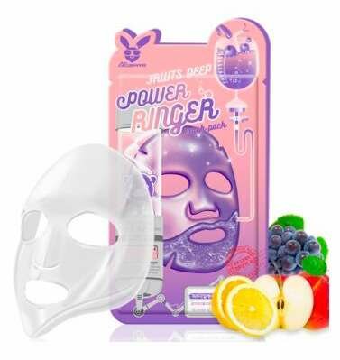 Маска для лица Elizavecca Fruits Deep Power Ringer Mask Pack тканевая, 23 мл