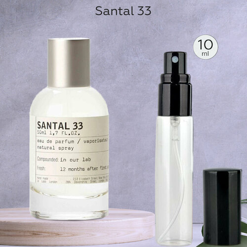 Gratus Parfum Santal 33 духи унисекс масляные 10 мл (спрей) + подарок gratus parfum italian leather духи унисекс масляные 10 мл спрей подарок