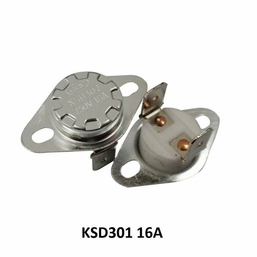 Термопредохранитель KSD301 80 град 16A датчик температуры ksd 120с 250v 16a ksd 301 120с 16a