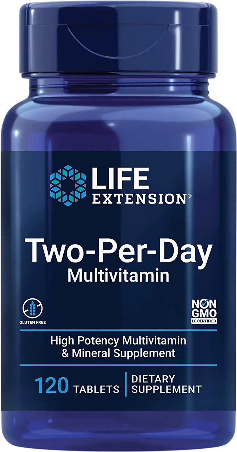 LIFE Extension Two-Per-Day Multivitamin 120 tabs