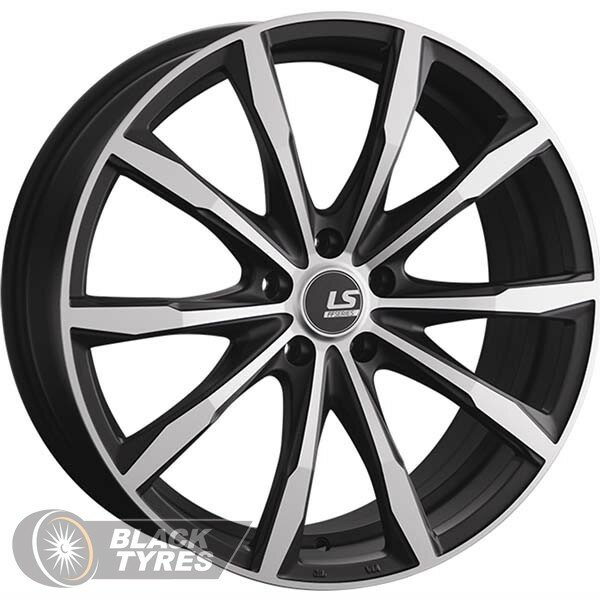 Литой колесный диск LS FlowForming RC38 8x19/5x108 D63.3 ET45 BKF