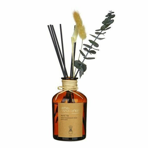 Аромадиффузор с палочками и декором 250 мл аромат WHITE TEE цена за 1 шт 1130₽