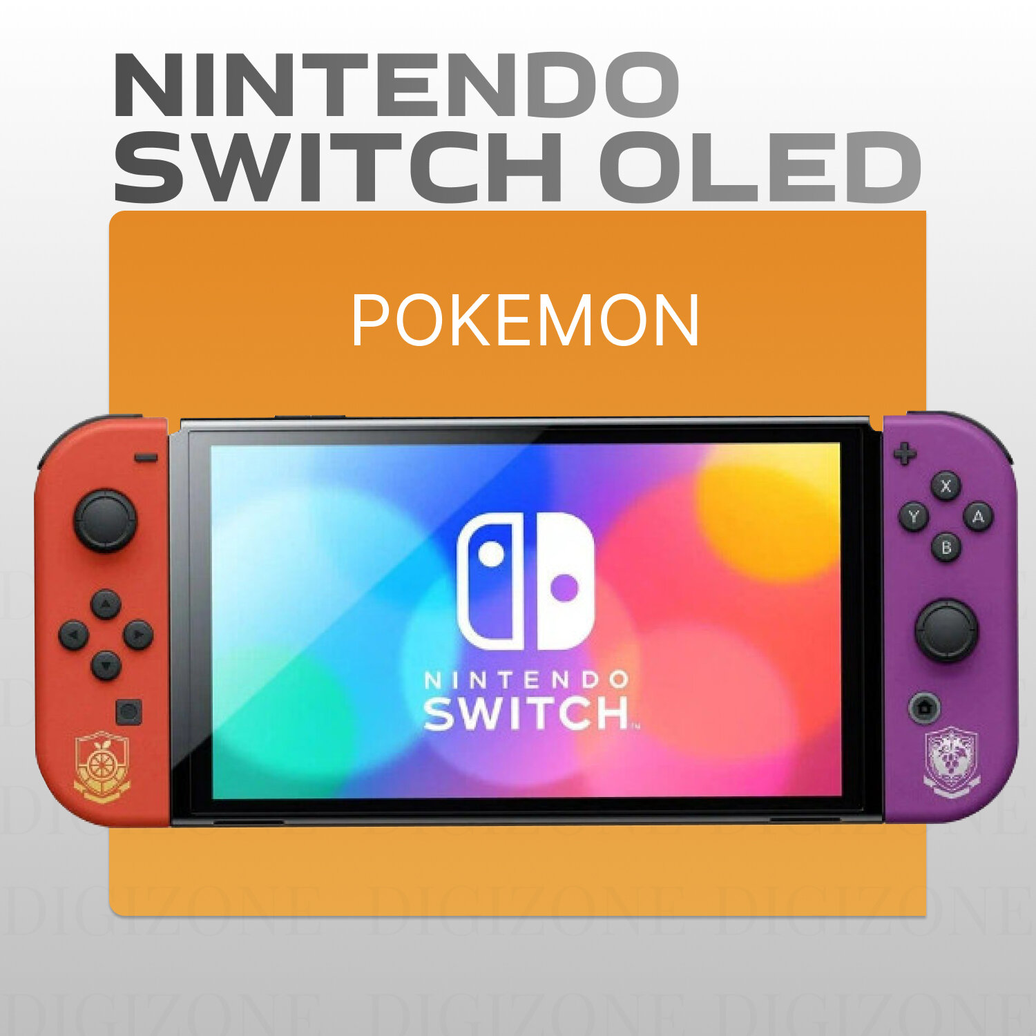 Игровая приставка Nintendo Switch OLED 64гб, без игр, Pokemon Edition