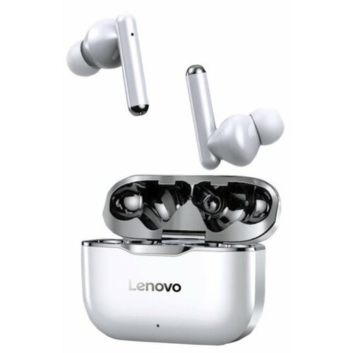 Беспроводные наушники Lenovo LivePods LP1 TWS Original Grey белыйсерый 3000₽