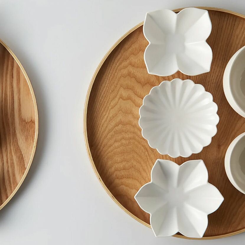 Flower 04/06 Matt Набор из 2 тарелок — фото 1