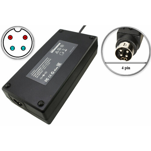 Адаптер питания сетевой 19.0V, 9.50A, 180W, 4pin HP, для моноблока, ASUS, MSI