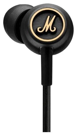 Наушники Marshall Mode EQ, mini jack 3.5 mm, черный/золотой — фото 1
