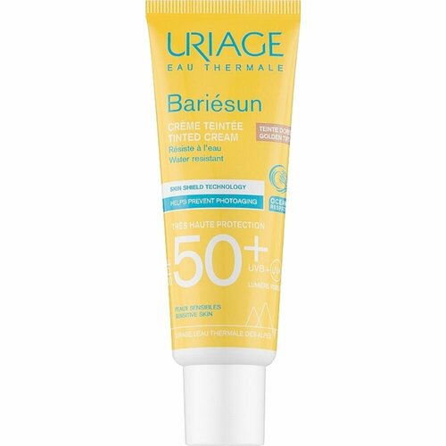 URIAGE Солнцезащитный тональный крем Bariesun Tinted Cream SPF50+ (Golden)