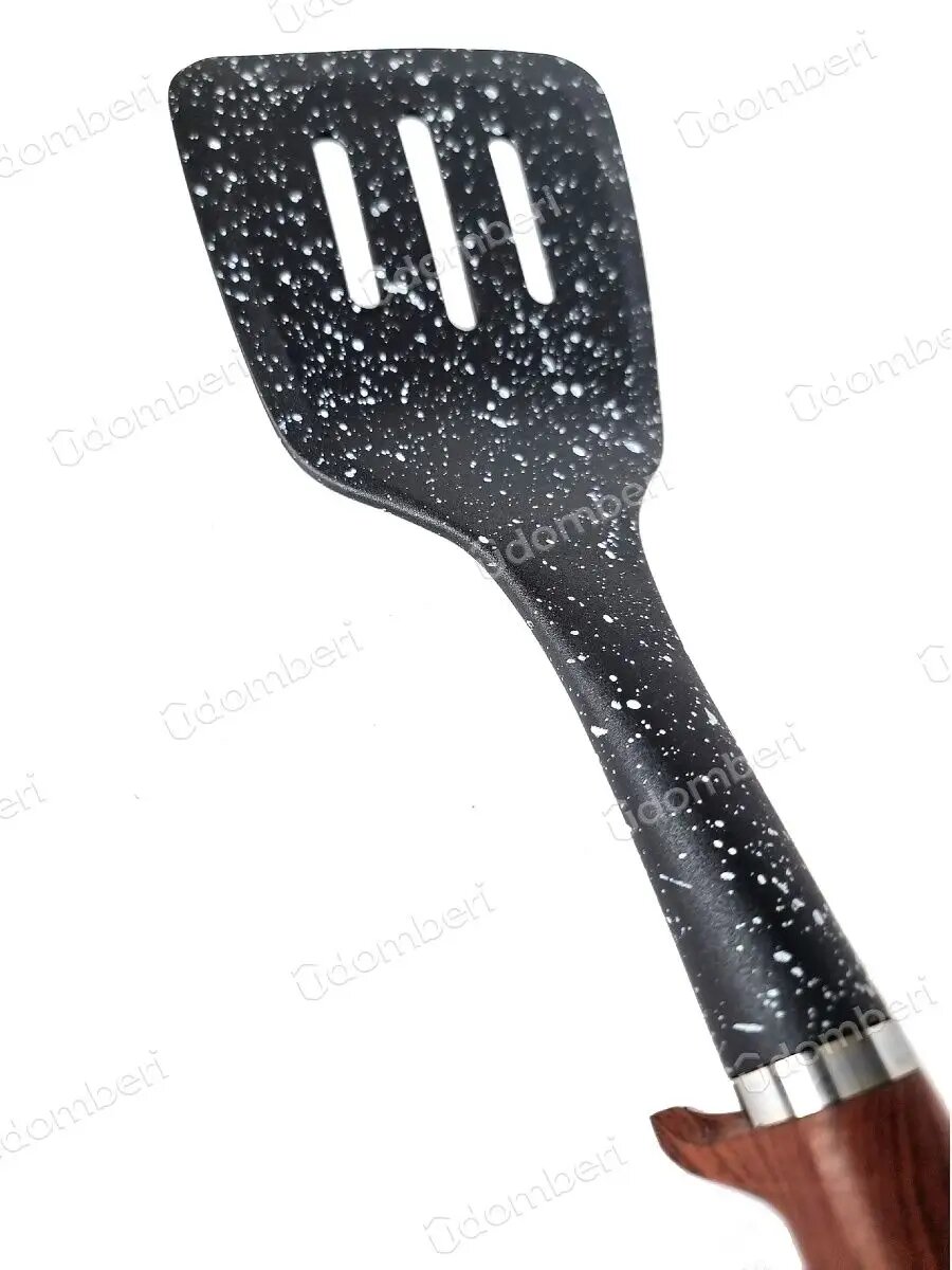 Набор кухонных принадлежностей 4 прибора лопатка шумовка — фото 1