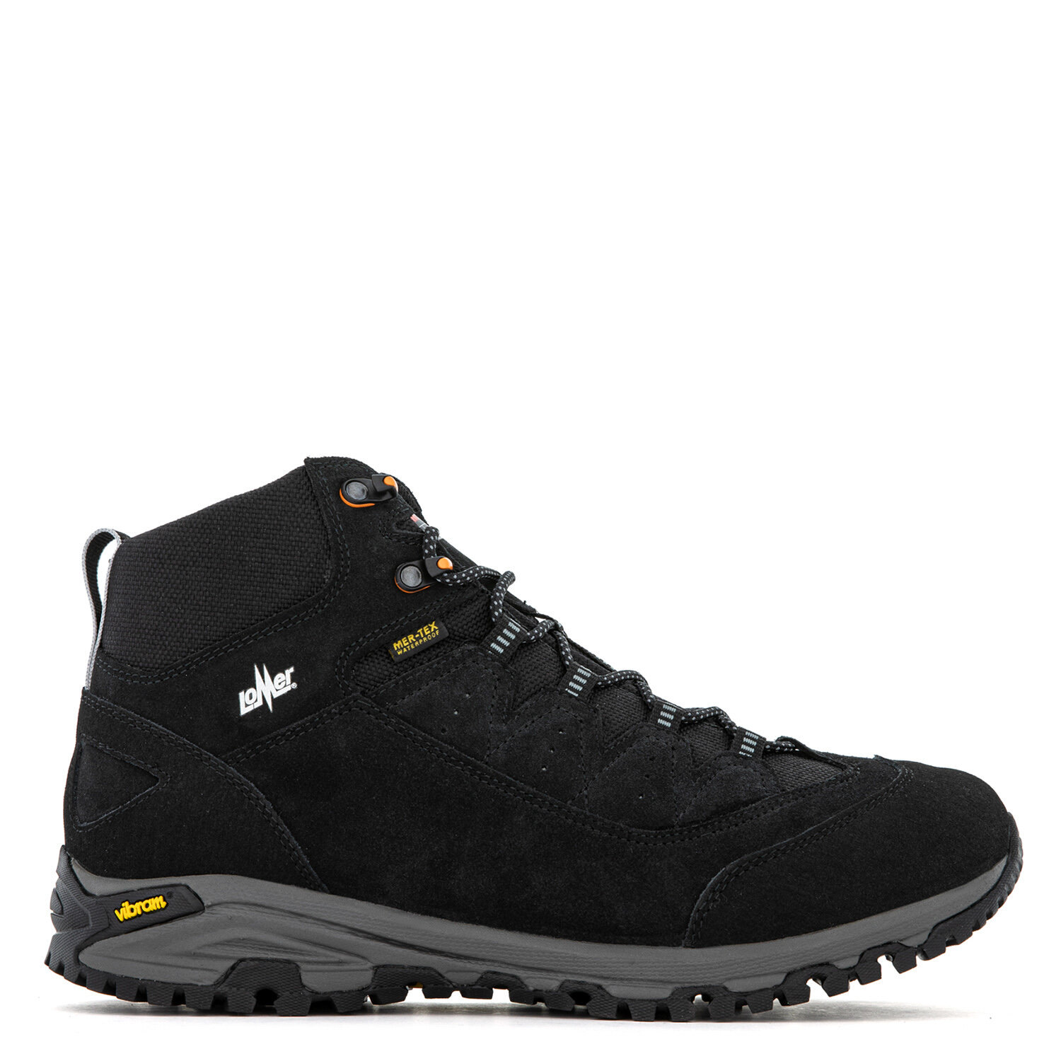 Ботинки хайкеры Lomer Sella High MTX Suede, размер 45, черный