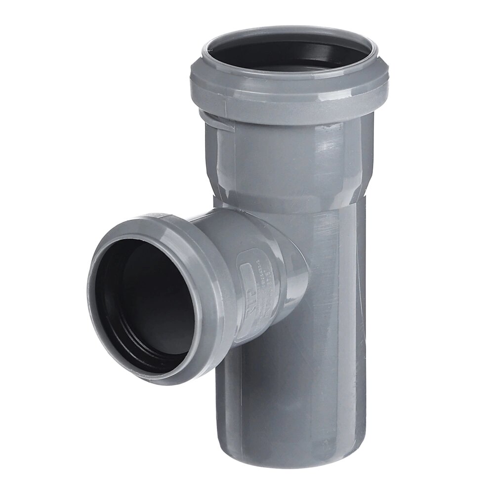 Тройник канализационный РТП d50 40 мм угол 90 гр 