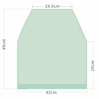 Пластиковый пылезащитный чехол для микроскопа 42X48, 5X29, 5 см, 34X39X23cm