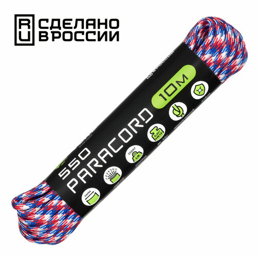 Паракорд 550 CORD nylon 10м RUS (flag)