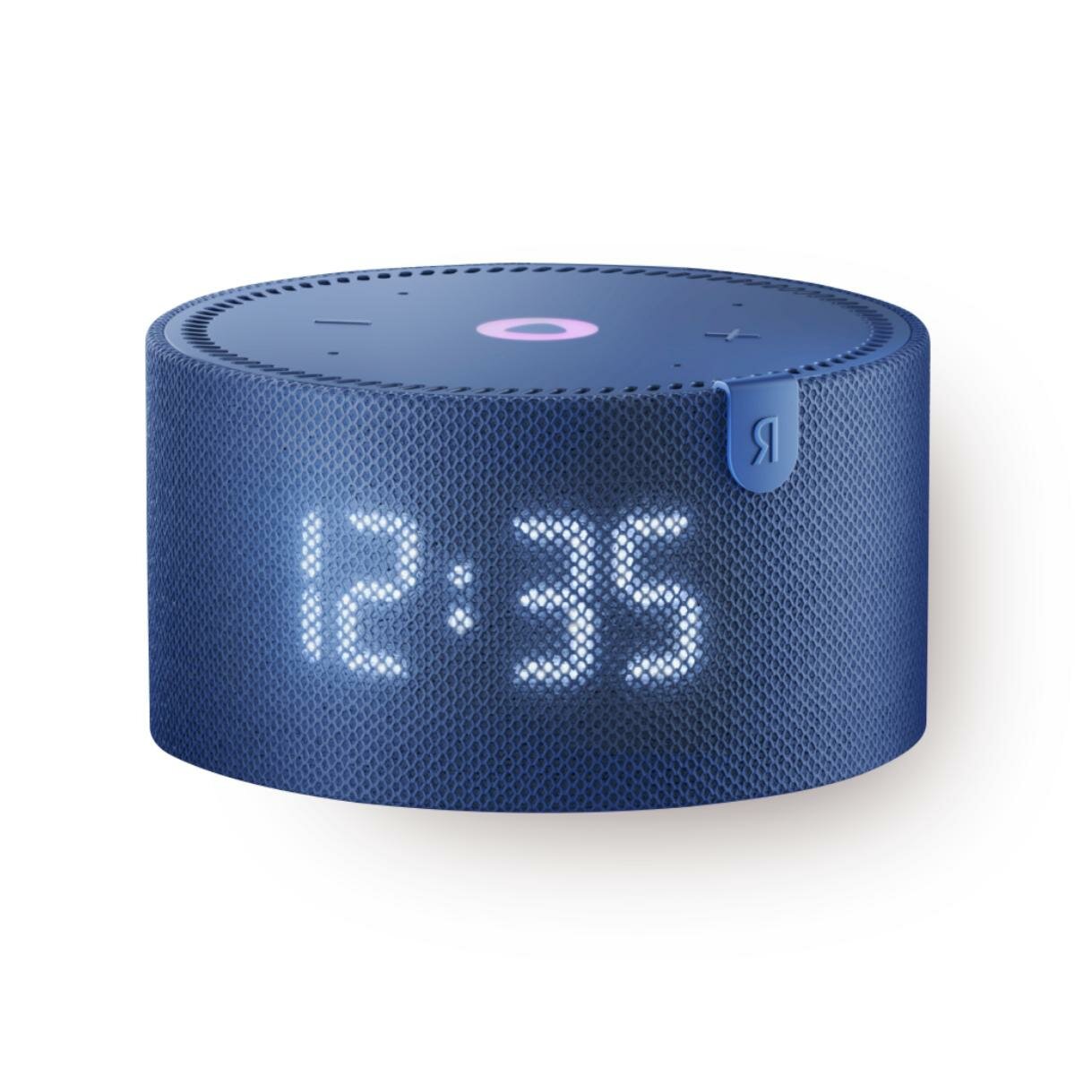 Умная колонка Яндекс Станция Мини, с Алисой, с часами, Bluetooth, Wi-Fi, синий сапфир