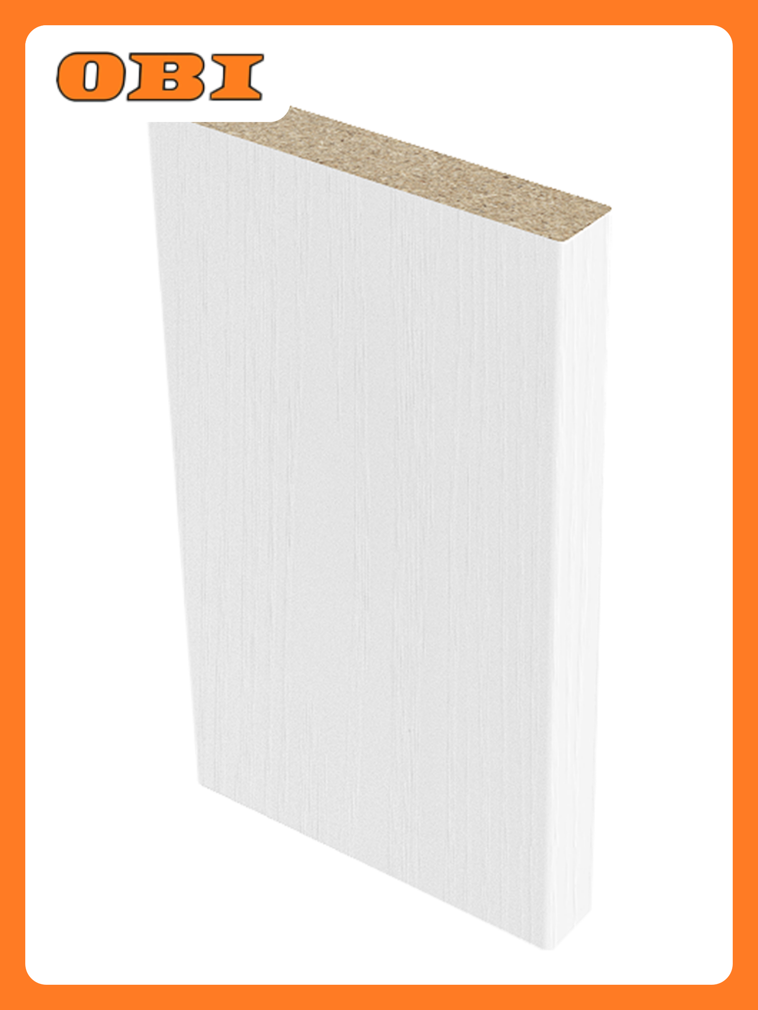 Наличник ELDORF Париж 10/Соло ПВХ МДФ белый 2070x70x8 мм