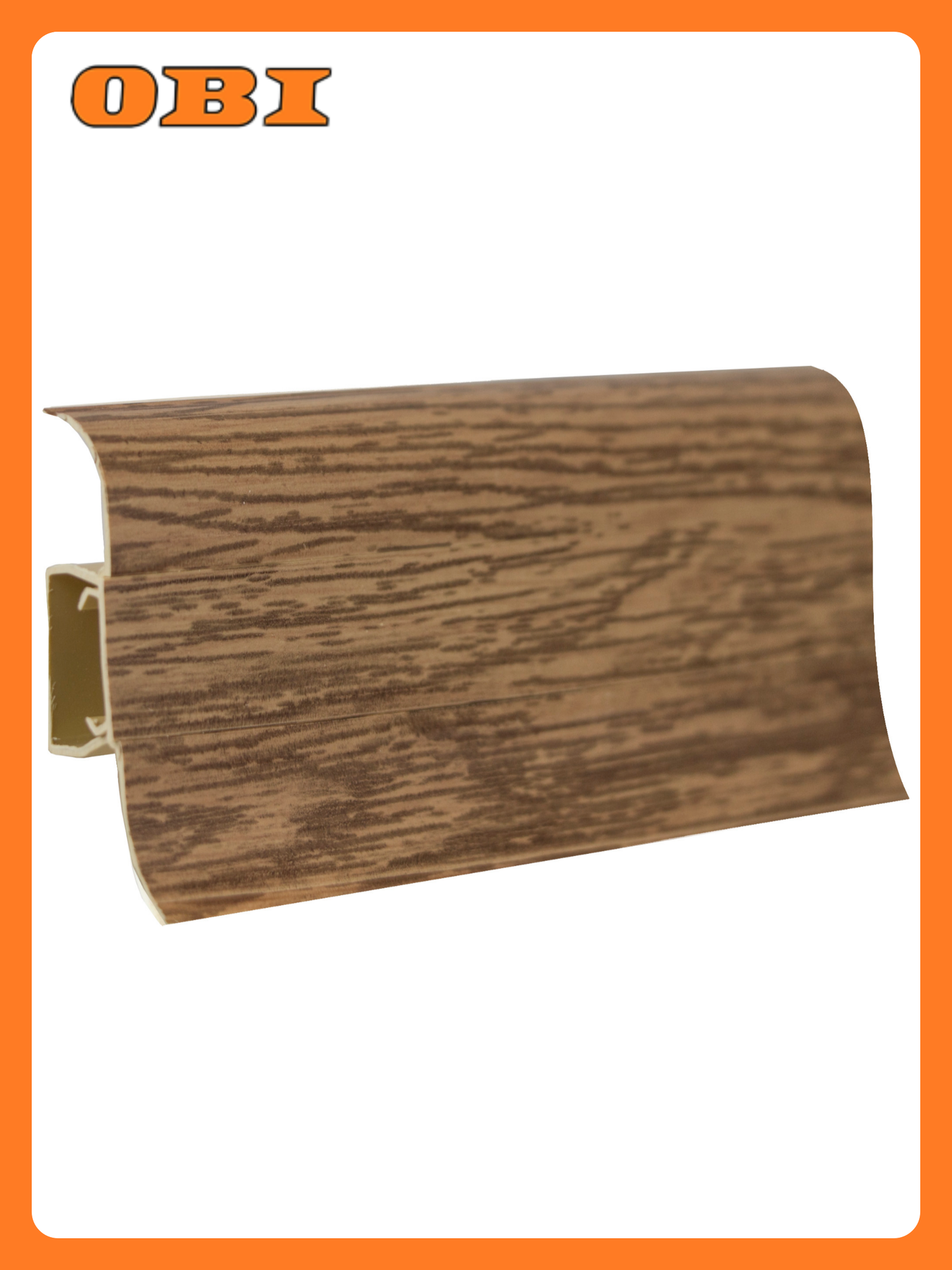 Плинтус ПВХ 56мм TITANIUM ECO №16 25м