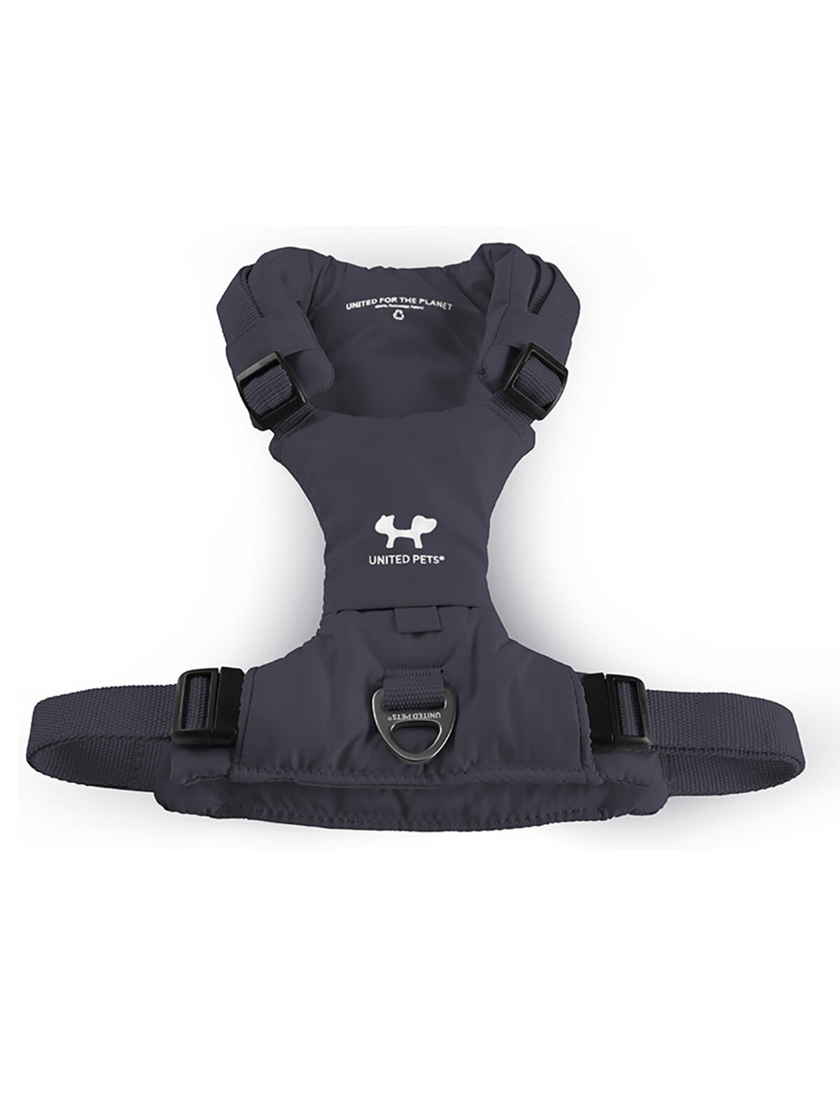 Шлейка United Pets Citylife, для собак, Y-образная, S, полиэстер, черная