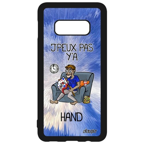 фото Чехол на смартфон samsung galaxy s10e, "не могу - смотрю гандбол!" комикс гандбол utaupia