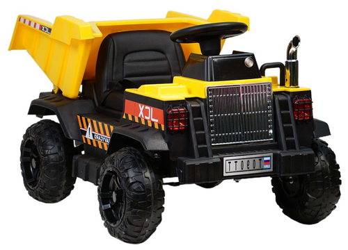 RiverToys Автомобиль Камаз самосвал T090TT, желтый