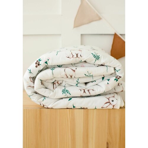 COROCOCO Одеяло стеганое Зайчата 137х160 бамбук 150 гр