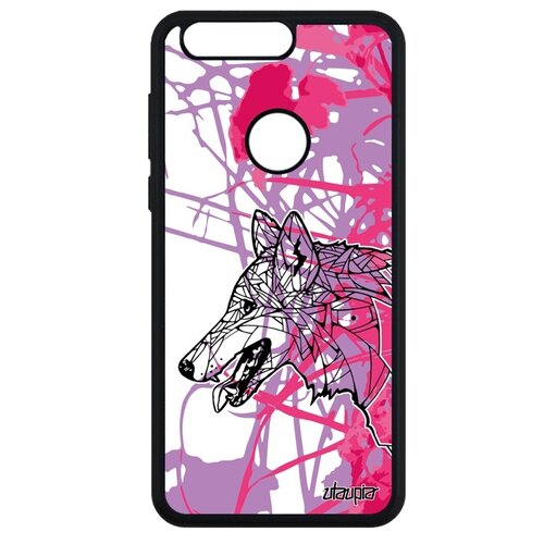 фото Чехол на телефон honor 8, "волк" зверь злой utaupia