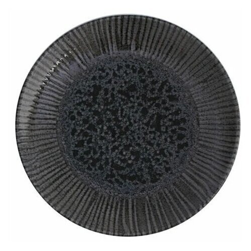 фото Тарелка мелкая без борта porland iris grey por1045, 31 см