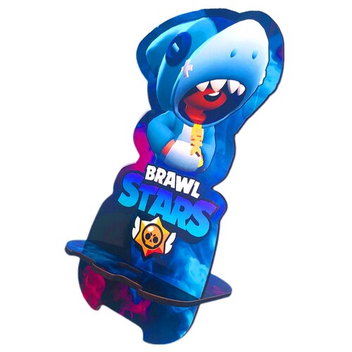 фото Подставка для смартфона brawl stars woodenteka