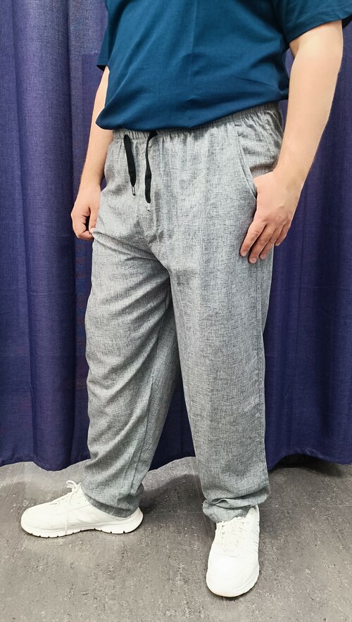 Беговые брюки ANNEX, размер 66, серый