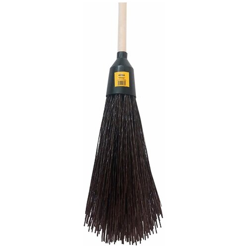 Метла Ybrooms PROFI круглой формы, с черенком М002