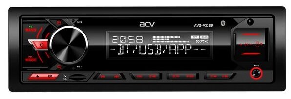ACV AVS-932BR Магнитола автомобильная 1DIN ACV