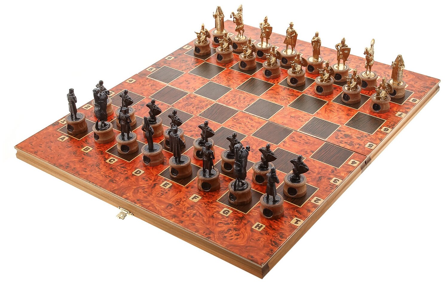 Шахматная доска складная с фигурами "Ледовое побоище" 50х30 см