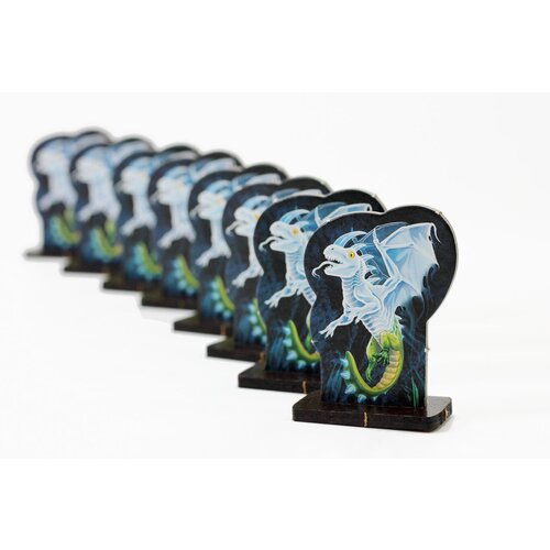 Картонные фигурки на подставках Астральный дракон эволюция волшебных тварей