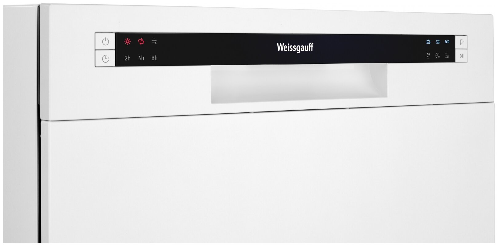 Компактная посудомоечная машина Weissgauff TDW 4108 Led, белый - фотография № 5