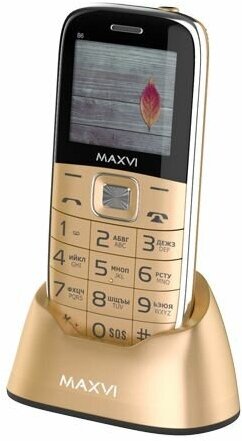 Телефон Maxvi B6 GOLD