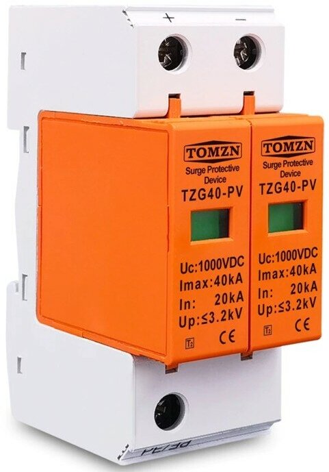 УЗИП постоянного тока SPD DC 500V 2P TOMZN