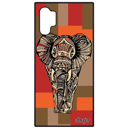 фото Чехол на смартфон galaxy note 10 plus, "слон" elephant древний utaupia