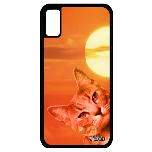 фото Чехол на мобильный apple iphone x, "котик" маленький дикий utaupia