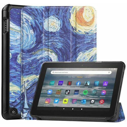 Чехол Smart Case для Amazon Fire 7 (2022) (Starry Night)