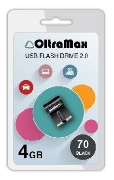 Флешка OltraMax 70 4GB USB 2.0 (OM-4GB-70) Black - фотография № 12