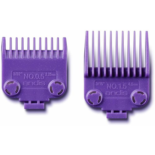 Набор насадок для машинки Andis Magnetic 2-Comb Set 01420 насадка andis 01420 фиолетовый