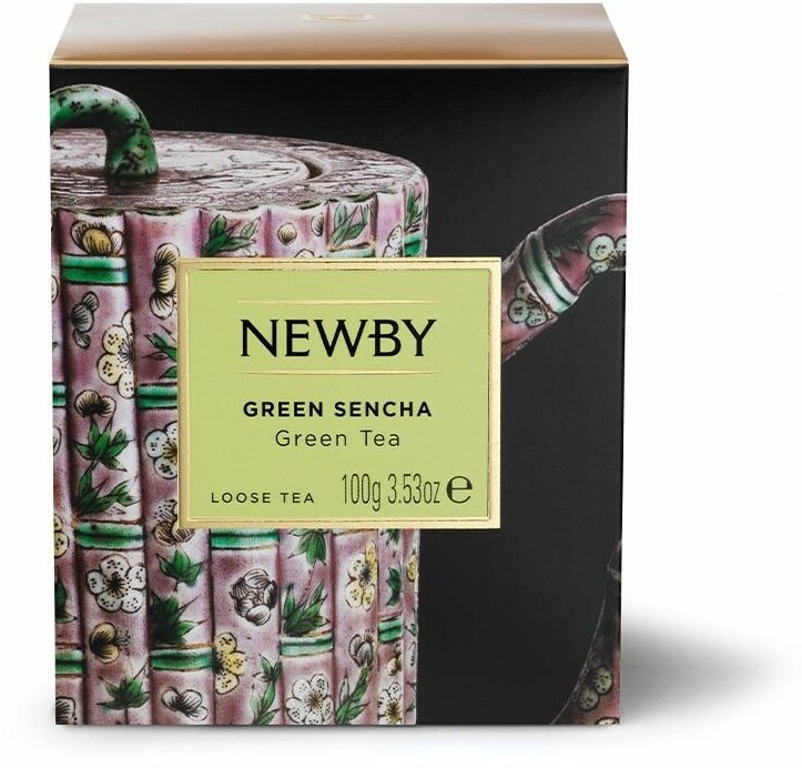 Чай зеленый Newby Green Sencha 100г - фото №15