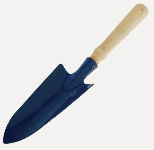 Изображение товара Совок садовый посадочный для земли и рассады, с деревянным черенком