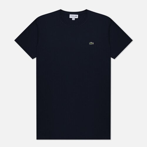 Мужская футболка Lacoste Single-Color Jersey синий, Размер XL