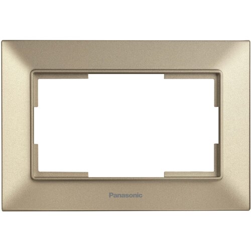 Рамка Panasonic Arkedia Slim WNTF08092BR-RU декоративная 1x пластик бронза упак.1шт