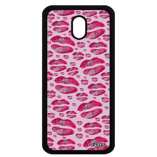 фото Чехол на смартфон galaxy j5 2017, "губы" бомонд гламур utaupia