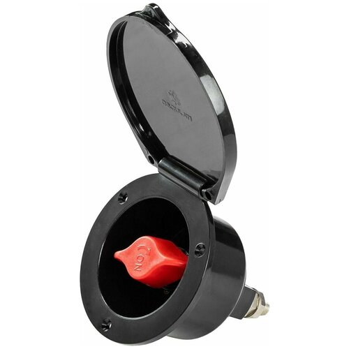 Выключатель массы Heavy Duty судовой врезного монтажа черный 14-385-55 7491₽