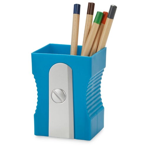 фото Подставка для канцелярских принадлежностей sharpener синяя balvi