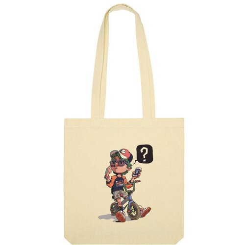 фото Сумка шоппер us basic, бежевый